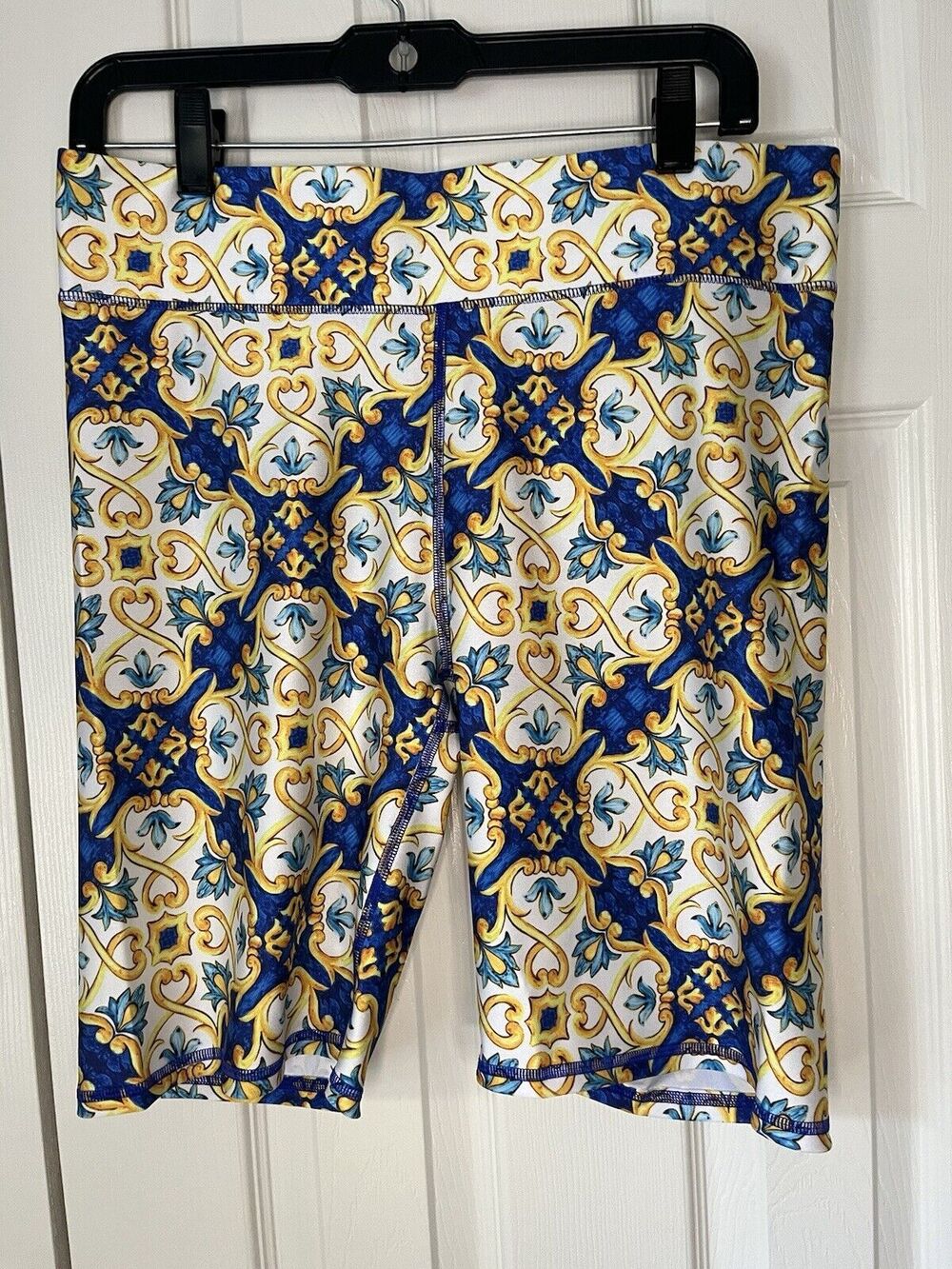 Terez Bike Shorts In Ceramic Tile Women XL